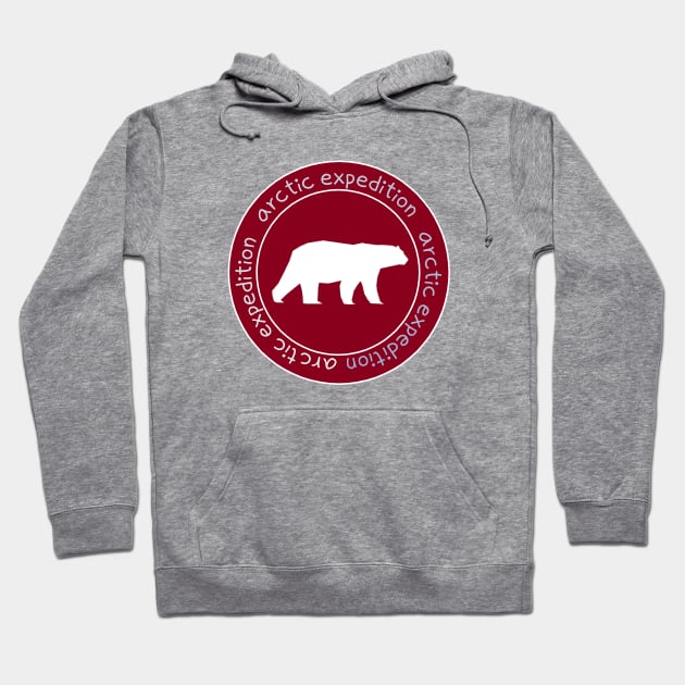 arctic expedition,polar bear Hoodie by zzzozzo